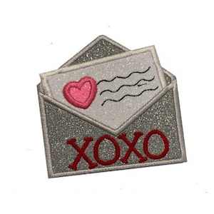 Parche con purpurina personalizado para el día de San Valentín, con forma de corazón, para planchar o coser, ¡sin suciedad de purpurina! GL106H