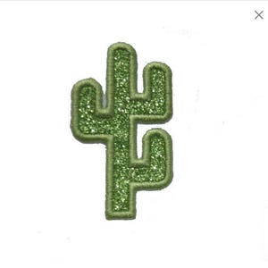 Planta de Cactus - Hierro o Costura en Vinilo - ¡NO GLITTER MESS! GL103
