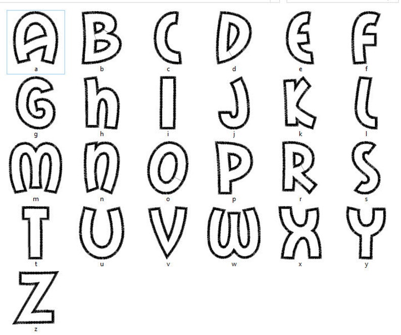 Cosmic Font Glitter Sparkle Letter Patch Iron or Sew on Vinyl NO