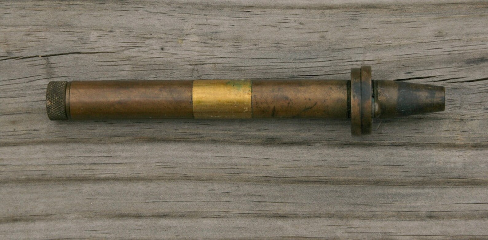 Vintage Brass Black Powder Measure adjustable to 120 grains Etsy