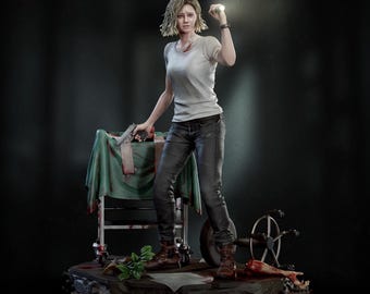Resident Evil – Grace Ashcroft | Survival Eclipse STL Statue | 3D Print Model | Digital STL File