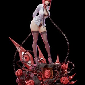 Crimson Control Enforcer | Unblinking Commander | Collectible Figure | STL 3D PRINT Files