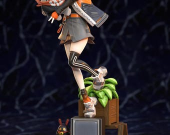 Zenless Zone Zero – Belle | Proxy Eclipse STL Statue | 3D Print Model | Digital STL File