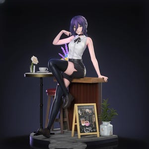 Bombshell Hybrid Operative V2 | Undercover Blast Assassin | Diorama Figure | STL 3D PRINT Files