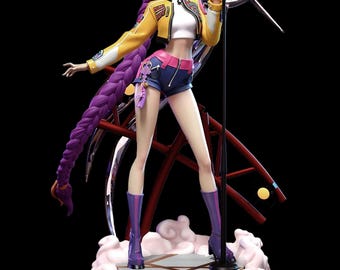 Kpop Demon Hunter – Rumi | Moonlit Hex Anthem STL Statue | 3D Print Model | Digital STL File