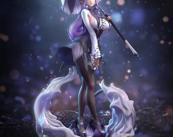 Zenless Zone Zero – Vivian Banshee | Nightwave Eclipse STL Statue | 3D Print Model | Digital STL File