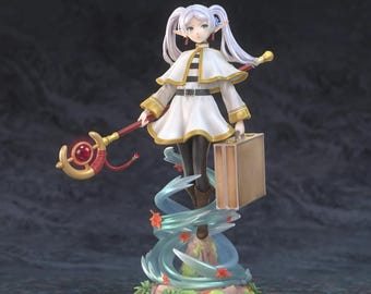 Sousou No Frieren – Frieren | Ancient Horizon STL Statue | 3D Print Model | Digital STL File