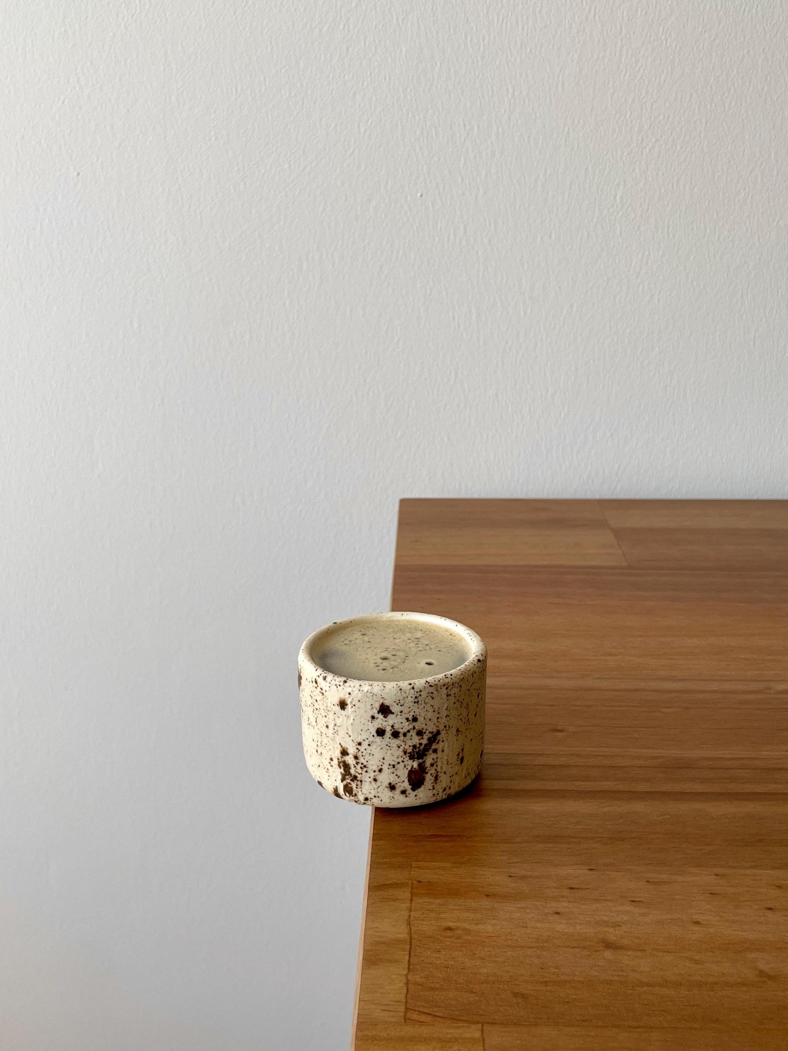 Handmade Ceramic Espresso Cup, Double Espresso Cup: 3 oz