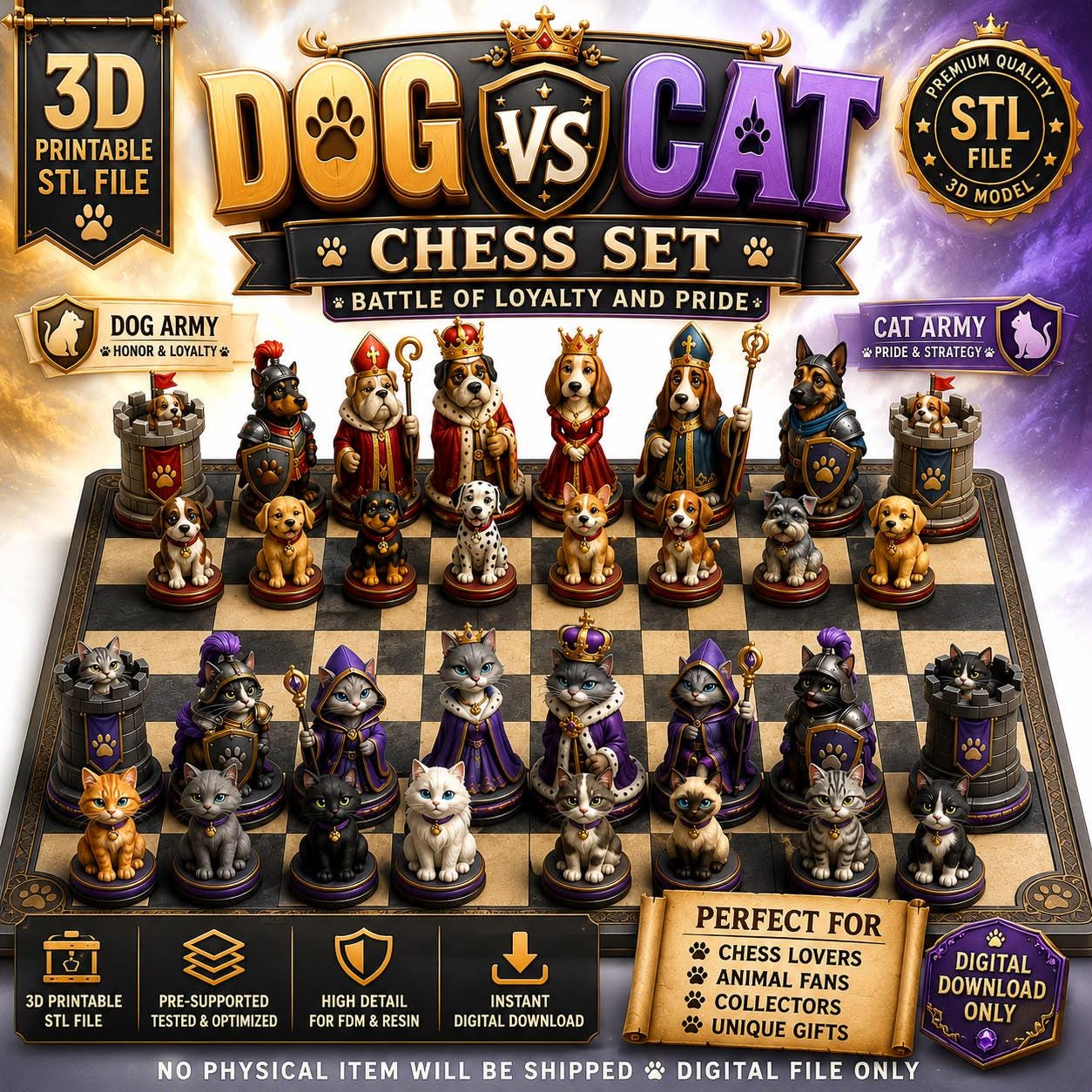 Animal chess - Etsy 日本