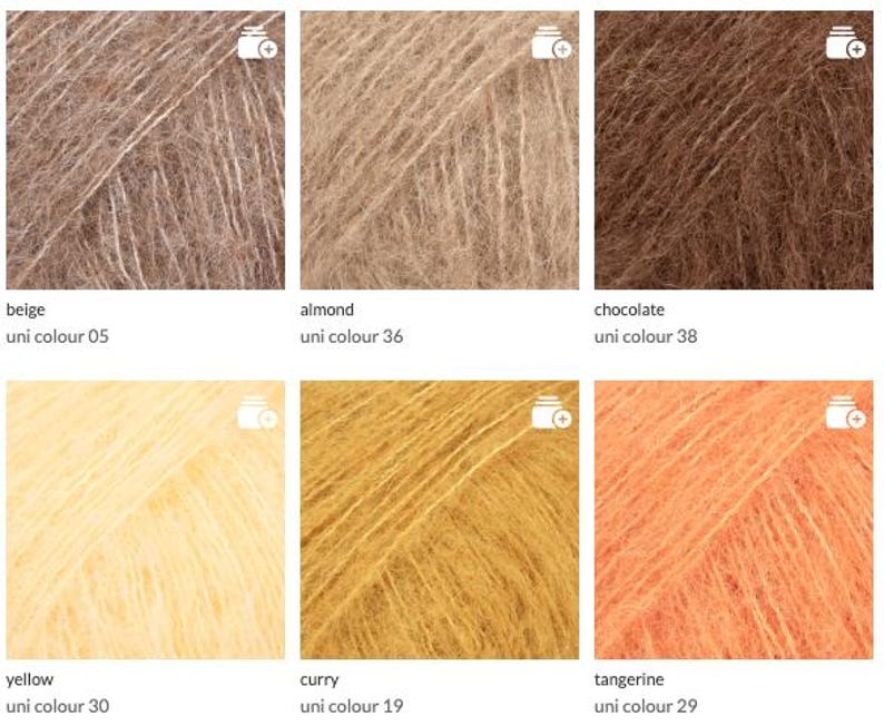 Brushed Alpaca Silk Yarn: Super Soft Knitting Crochet Wool image 5