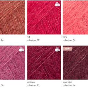 Brushed Alpaca Silk Yarn: Super Soft Knitting Crochet Wool image 7