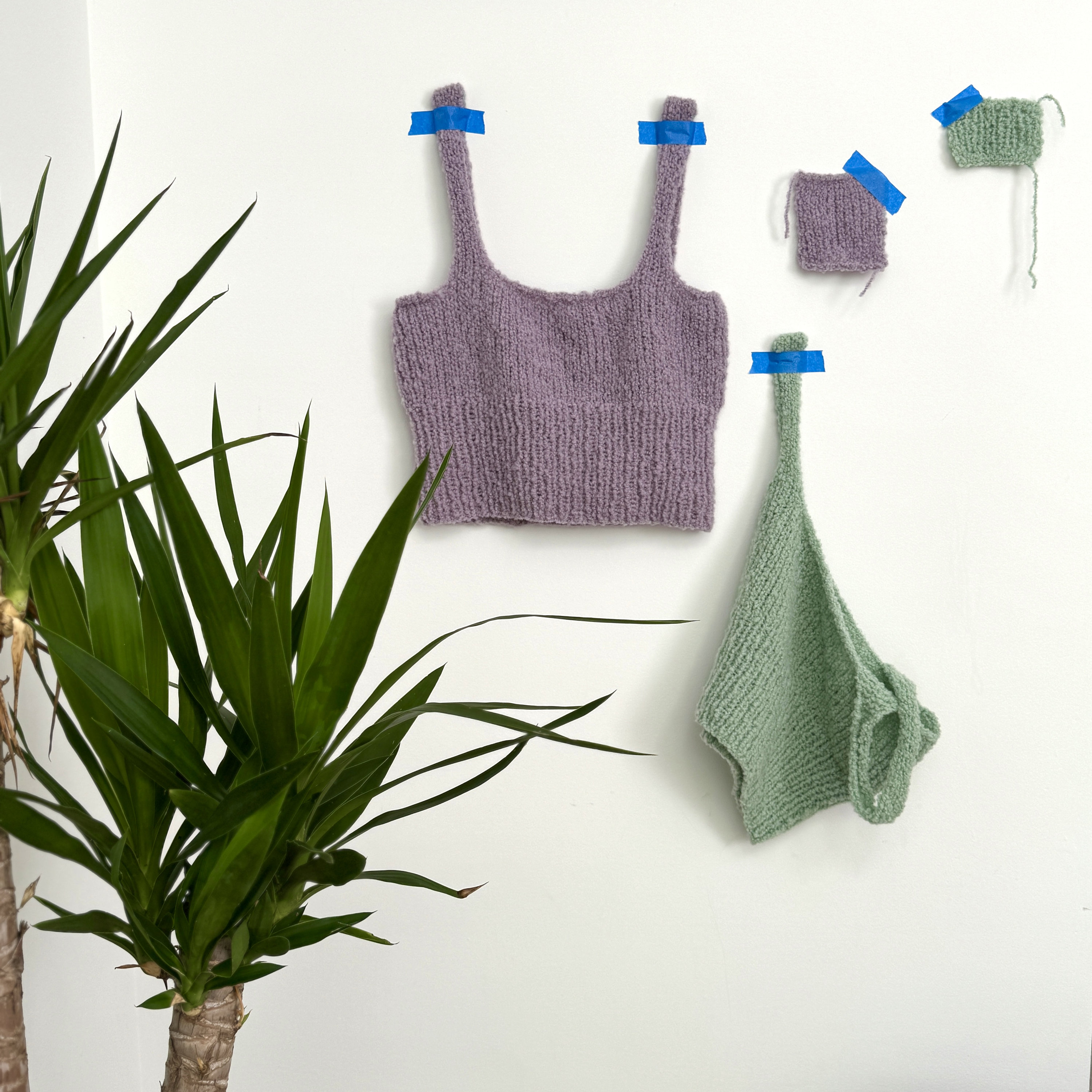 Beginner Friendly Knit Crop Top Pattern, Summer Boucle Tank (PDF