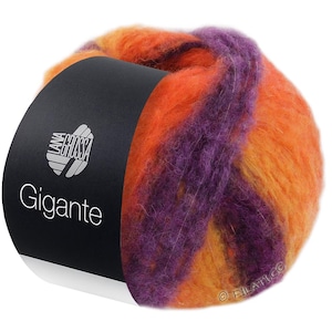 Lana Grossa Gigante Alpaca Yarn: Bulky Chunky Knit, Multi-Colored