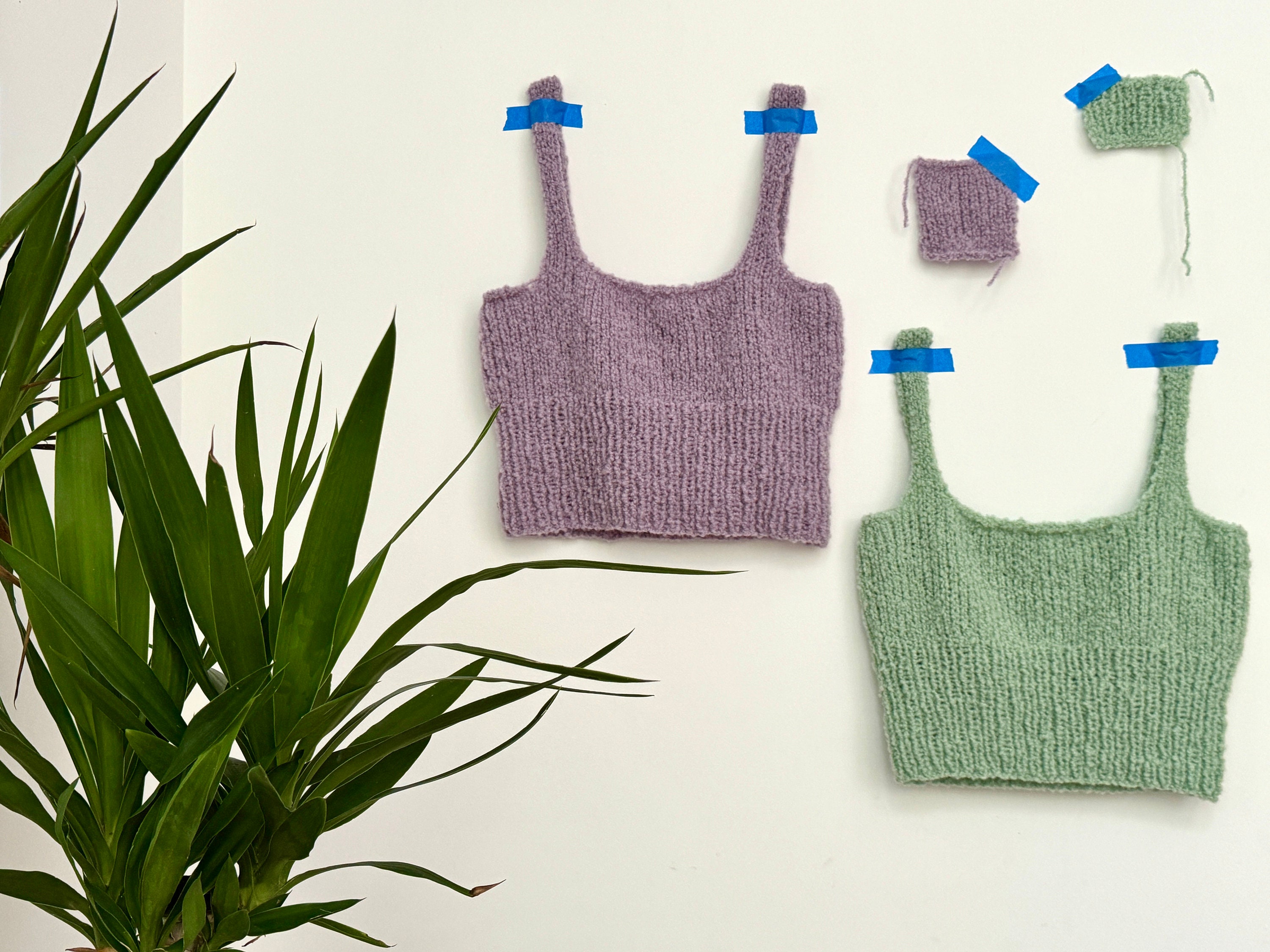 PRANK PROJECT　Henley Boucle Knit Tank Beginner Friendly Knit Crop Top Pattern, Summer Boucle Tank (PDF