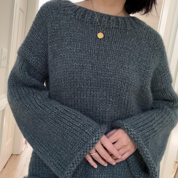 Dutch Version_Chunky breipatroon noordse trui: beginnersvriendelijk (pdf-download)