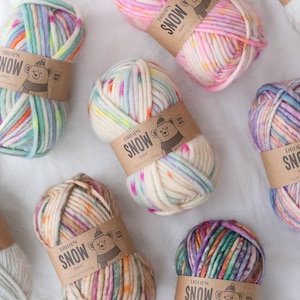 DROPS Snow Print Super Bulky 100% Wool Yarn, Felting Ready