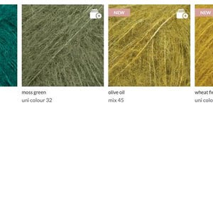 Brushed Alpaca Silk Yarn: Super Soft Knitting Crochet Wool image 10