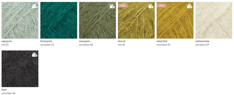 Brushed Alpaca Silk Yarn: Super Soft Knitting Crochet Wool image 10