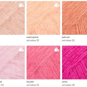 Brushed Alpaca Silk Yarn: Super Soft Knitting Crochet Wool image 6