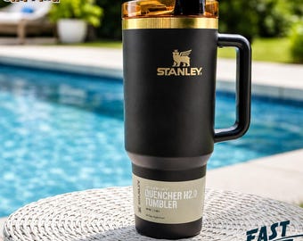 Stanley Chocolate Gold Quencher H2.0 40oz Tumbler | FlowState Lid | Insulated Cup | Factory Sealed