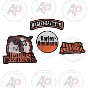 Set di 4 toppe ricamate da motociclista, toppe termoadesive arancioni e nere, emblema dell'aquila in volo, distintivi per giacca da motociclista, club motociclistico