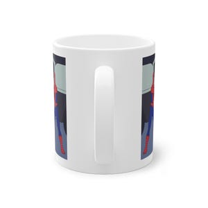 Spider Man Pointing Meme Mug 11oz 335ml, Made in Germany, Tobey Andrew Tom Inspired Coffee Cup image 4