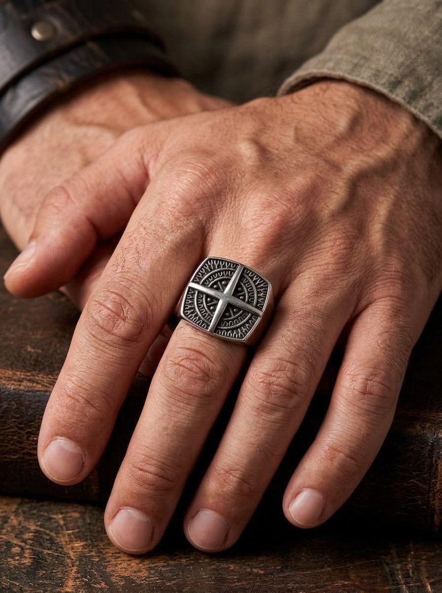 Chrome Hearts Square Ring - Etsy