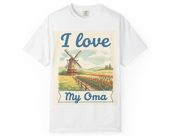 Ich liebe mein Oma T-Shirt | Windmühle Tulip Landschaftsdesign