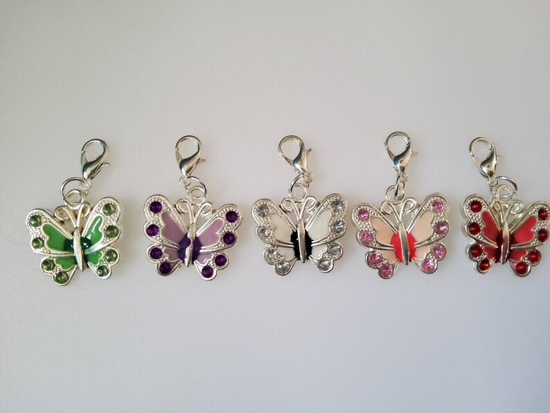 Stitch MarkersProgress Keepers Colorful Butterflies