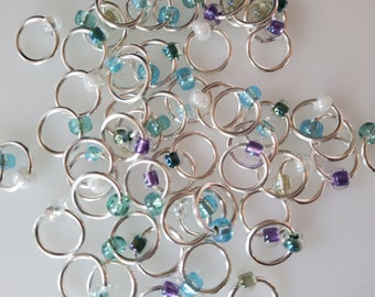 Snag Free Stitch Markers for Knitting: Winter Wonderland -Set of Ten