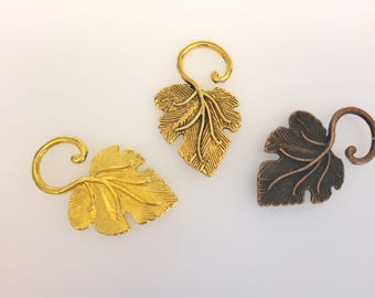 Portuguese Knitting Pin - Golden Leaf