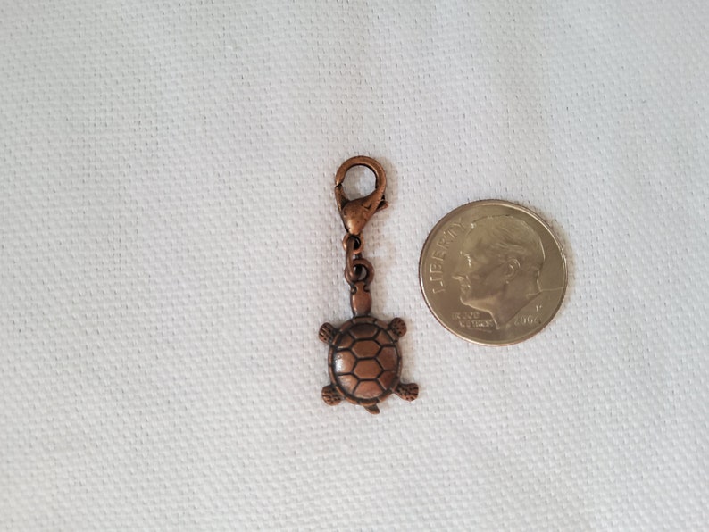 Seahorse Turtle Progress Keepers for Crochet Octopus; Zipper Pull