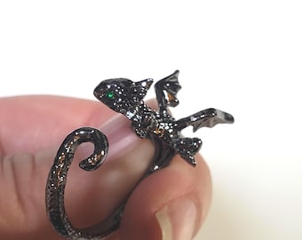 Dragon Crochet Yarn Tension Ring.
