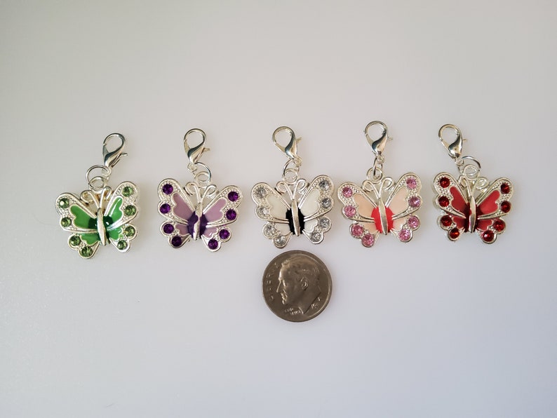 Stitch MarkersProgress Keepers Colorful Butterflies