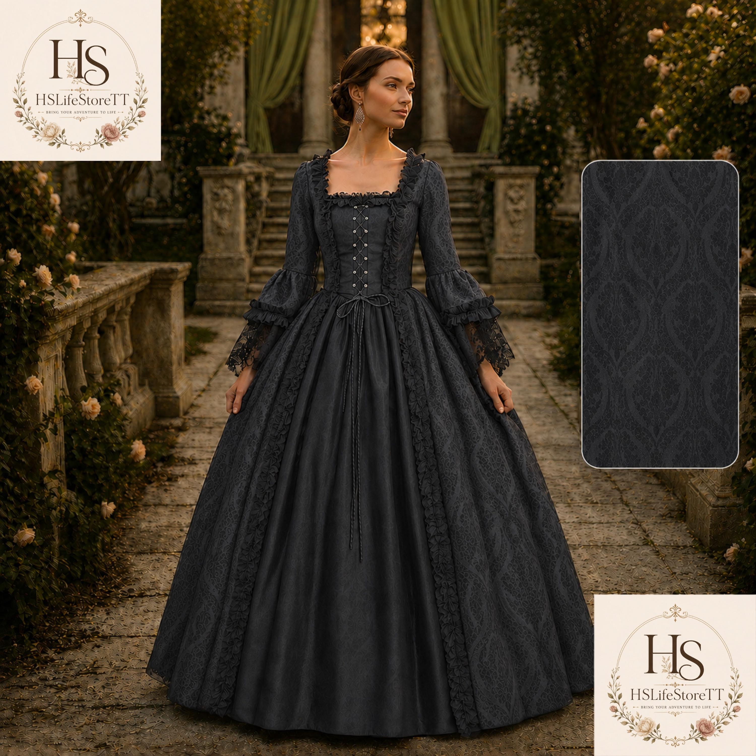 Historical Gown - Etsy