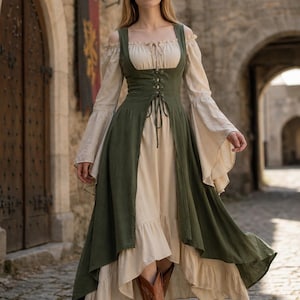medieval dress layers Renaissance Memories Layered Dress
