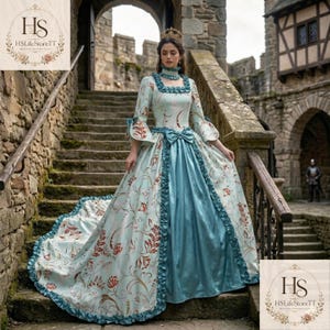 garden party dresses 1850s Victorian 1850s Gown, Gone With The Wind Historical Dress, 1860s Daydress, American Civil War Walking Gown
