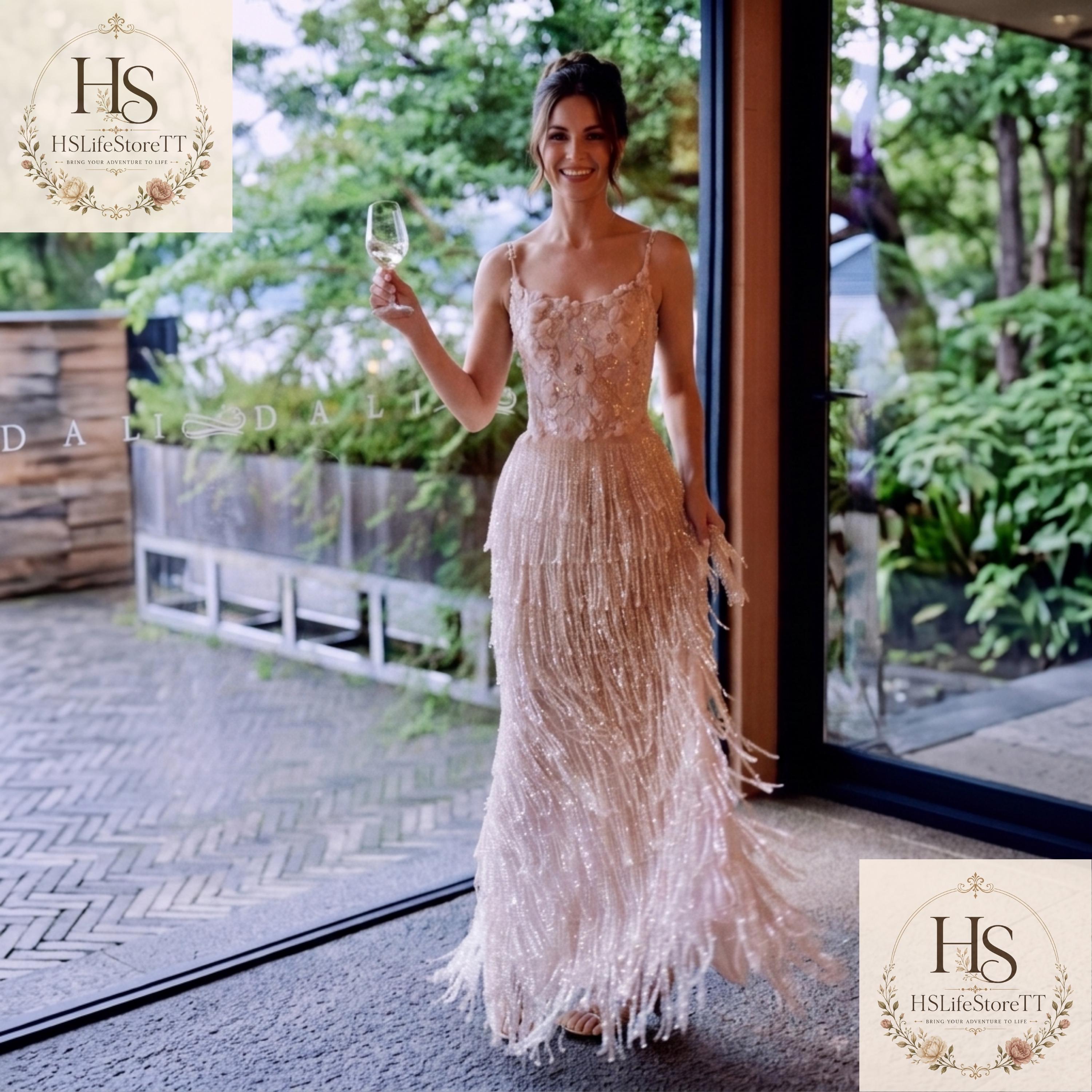 Beaded Bridesmaid Dress