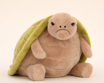 Jellycat Timmy Turtle Pluszowy – Miękki Brązowo-Zielony Pluszowy Towarzysz