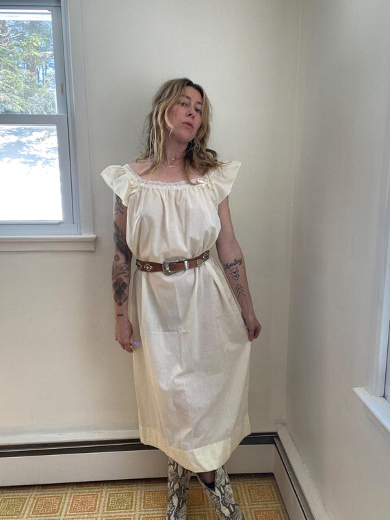 vintage 1970s 70s, Sears, slip dress, nightie, li… - image 7