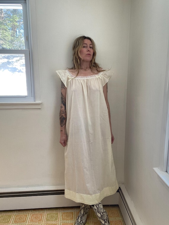 vintage 1970s 70s, Sears, slip dress, nightie, li… - image 1