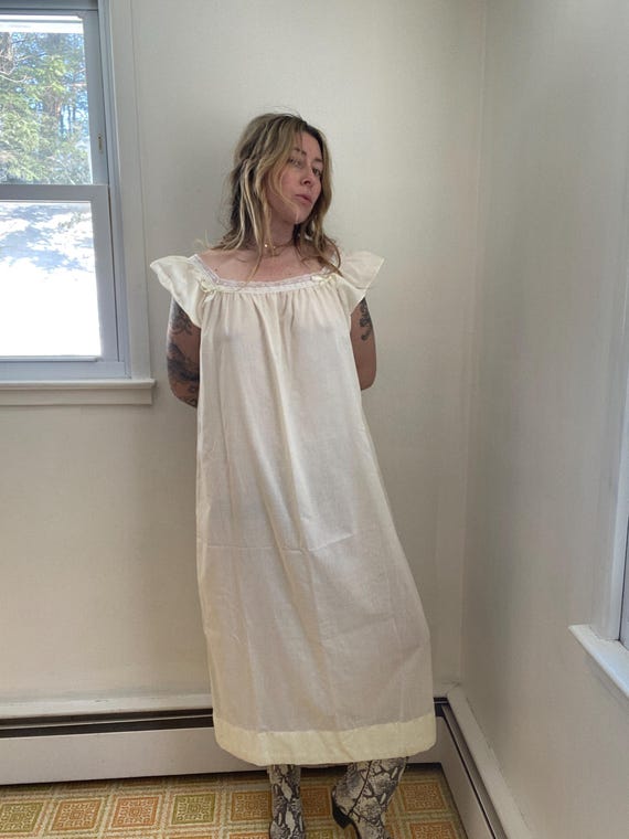 vintage 1970s 70s, Sears, slip dress, nightie, li… - image 4