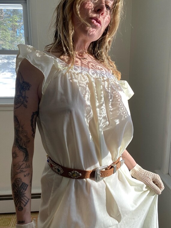 vintage 1970s 70s, Sears, slip dress, nightie, li… - image 5