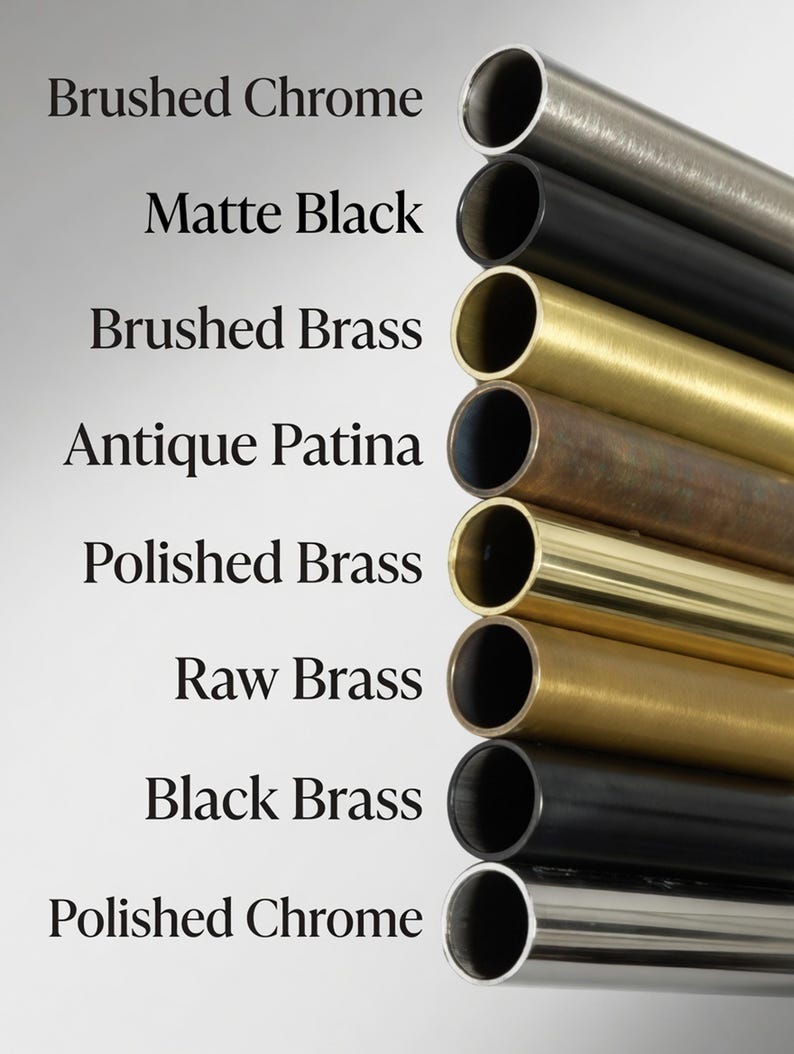 Modern Brass Wall Shelf | Minimalist Floating Bathroom Shelf | Decorative Metal Storage Rack