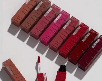 Matte Velvet Lipstick | Waterproof Long-Lasting Lip Gloss, Non-Sticky, Smooth Finish