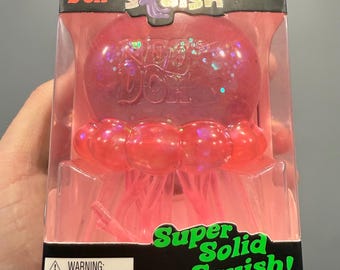 RZADKA, wirusowa zabawka sensoryczna Needoh Jelly Fish Squishy antystresowa Oryginalna, NOWA, zapieczętowana