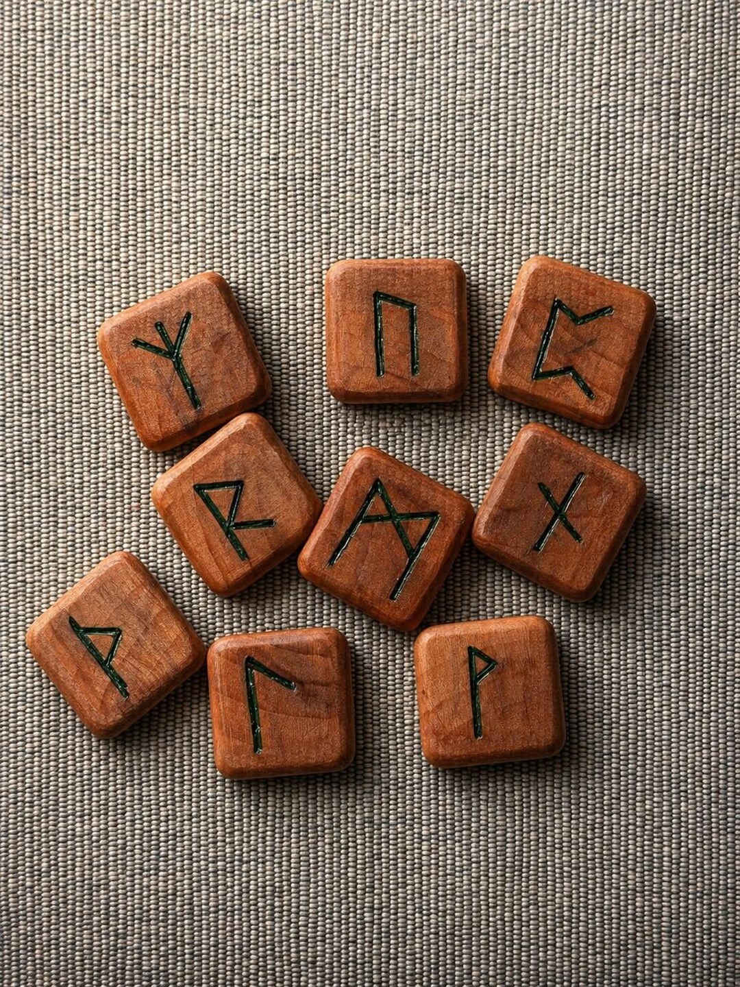 Wooden Rune Wood Selfmade Runes - Etsy
