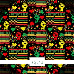 Juneteenth PNG, Seamless Pattern, freedom Celebration Design (Digital Download)