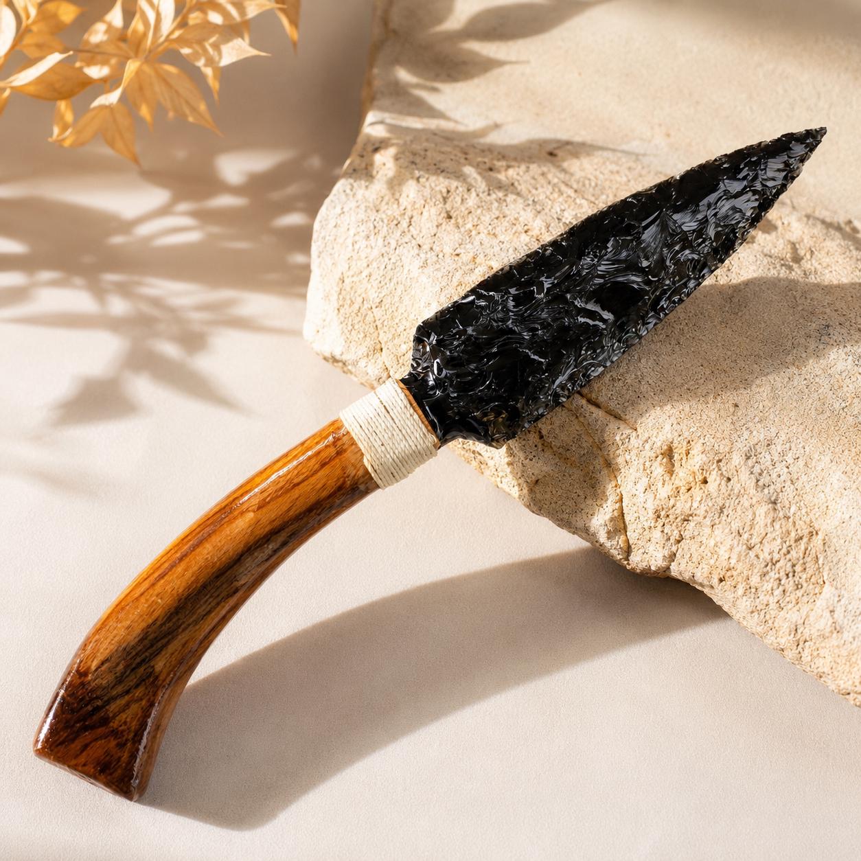 Obsidian aztec knife - Etsy 日本