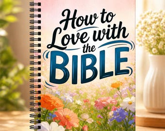 Bible Study Journal for Women | Christian Spiral Notebook | Faith & Prayer Journal